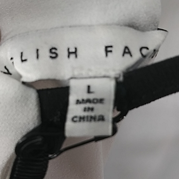 Nwt English Factory adjustable strappy white top - Picture 4 of 7